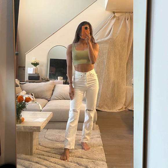 Agolde 90s Loose Fit in Enamel White Size 23 - Picture 9 of 11